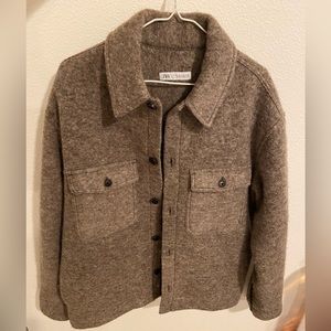 Zara - Mens Wool Coat - M